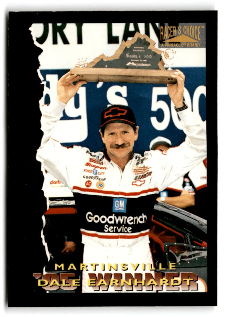 1996 Pinnacle Racer’s Choice #84 Dale Earnhardt NM Near Mint ID:81299