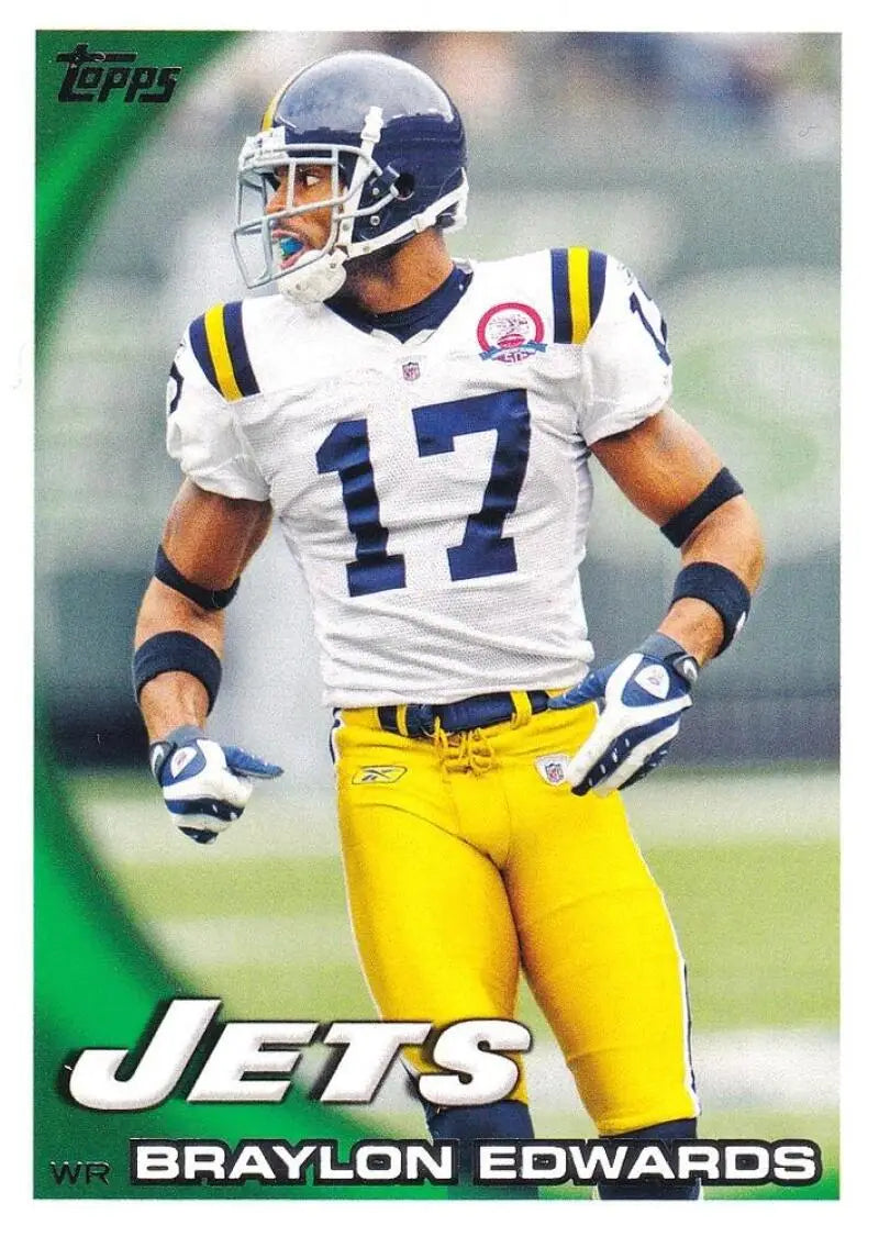 2010 Topps #191 Braylon Edwards NM-MT NY Jets ID:81337