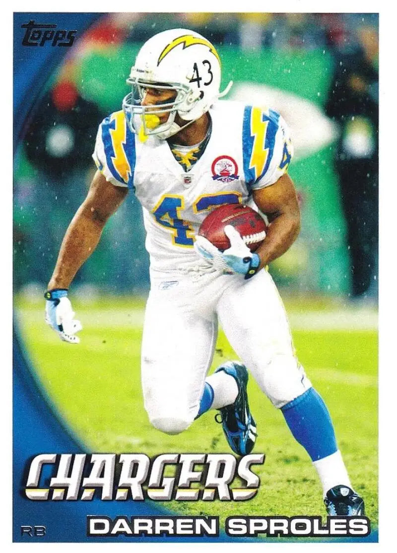 2010 Topps #236 Darren Sproles NM-MT Chargers ID:81347