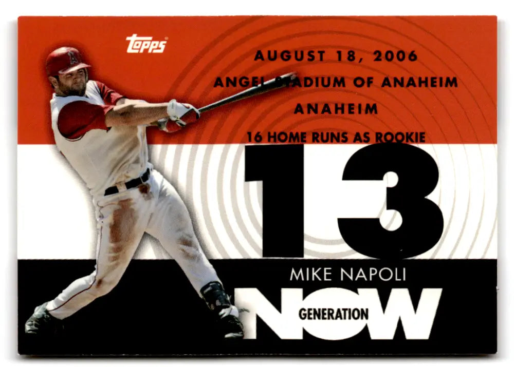 2007 Topps Generation Now #GN115 Mike Napoli NM Near Mint Angels ID:81507