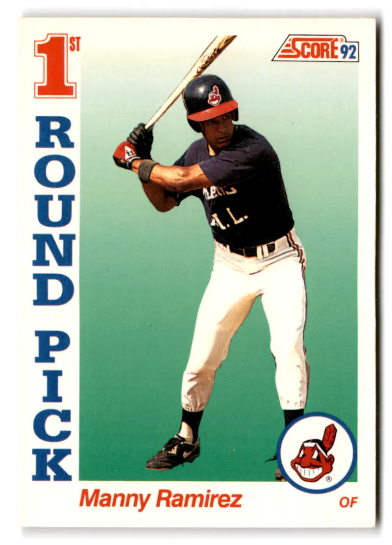 1992 Score #800 Manny Ramirez NM Near Mint RC Rookie Indians ID:81531