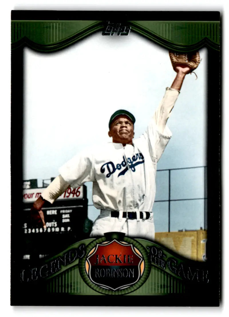 2009 Topps Legends of the Game #LG13 Jackie Robinson EX/NM Dodgers ID:81534