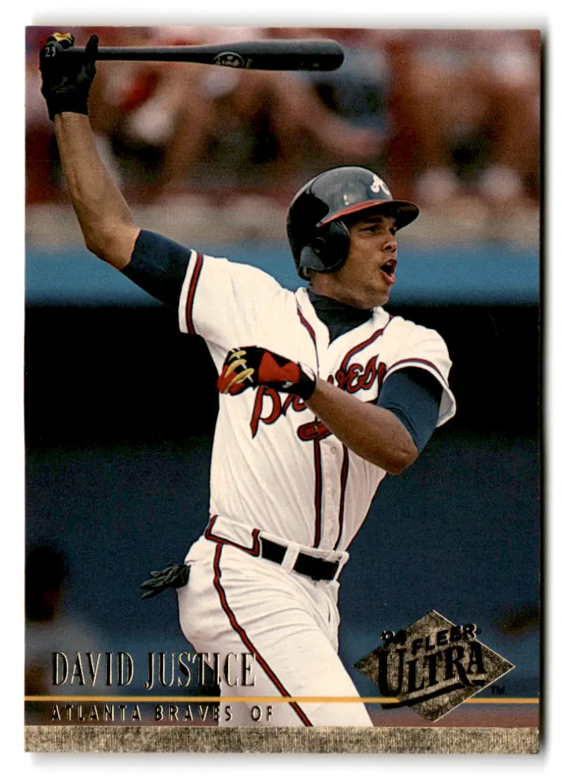 1994 Fleer Ultra #442 David Justice NM Near Mint Braves ID:81549