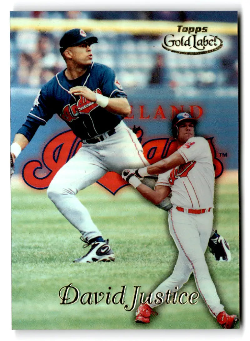 1999 Topps Gold Label Class 1 #38 David Justice NM Near Mint Indians ID:81550