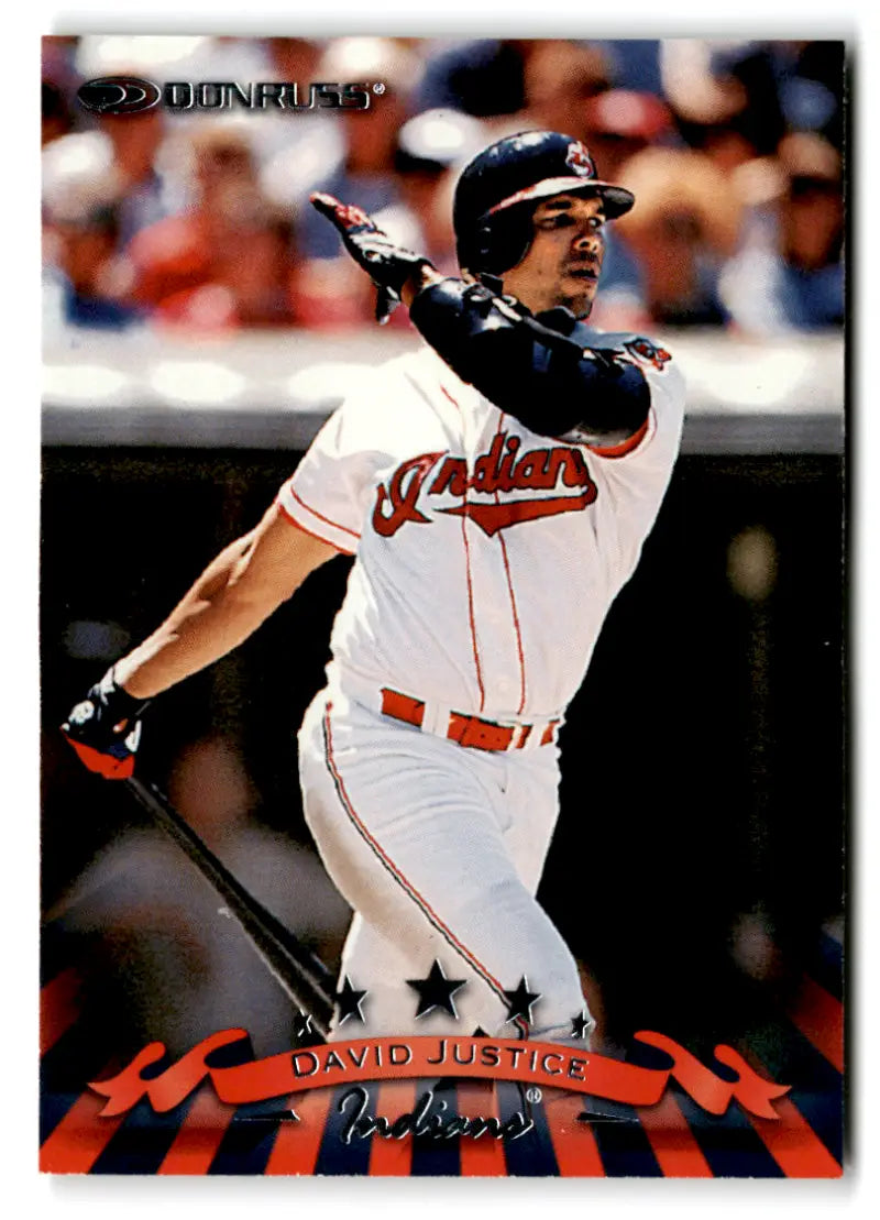 1998 Donruss #7 David Justice NM Near Mint Indians ID:81552