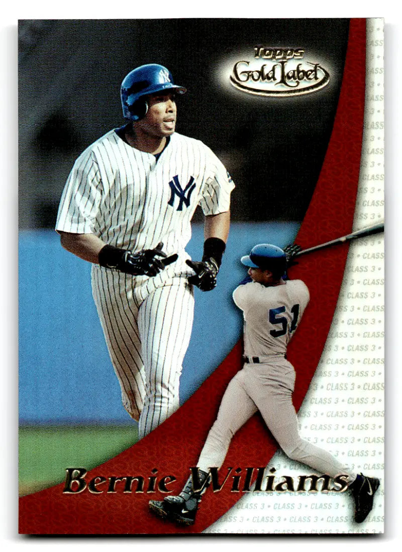 2000 Topps Gold Label Class 3 #57 Bernie Williams EX/NM Yankees ID:81557