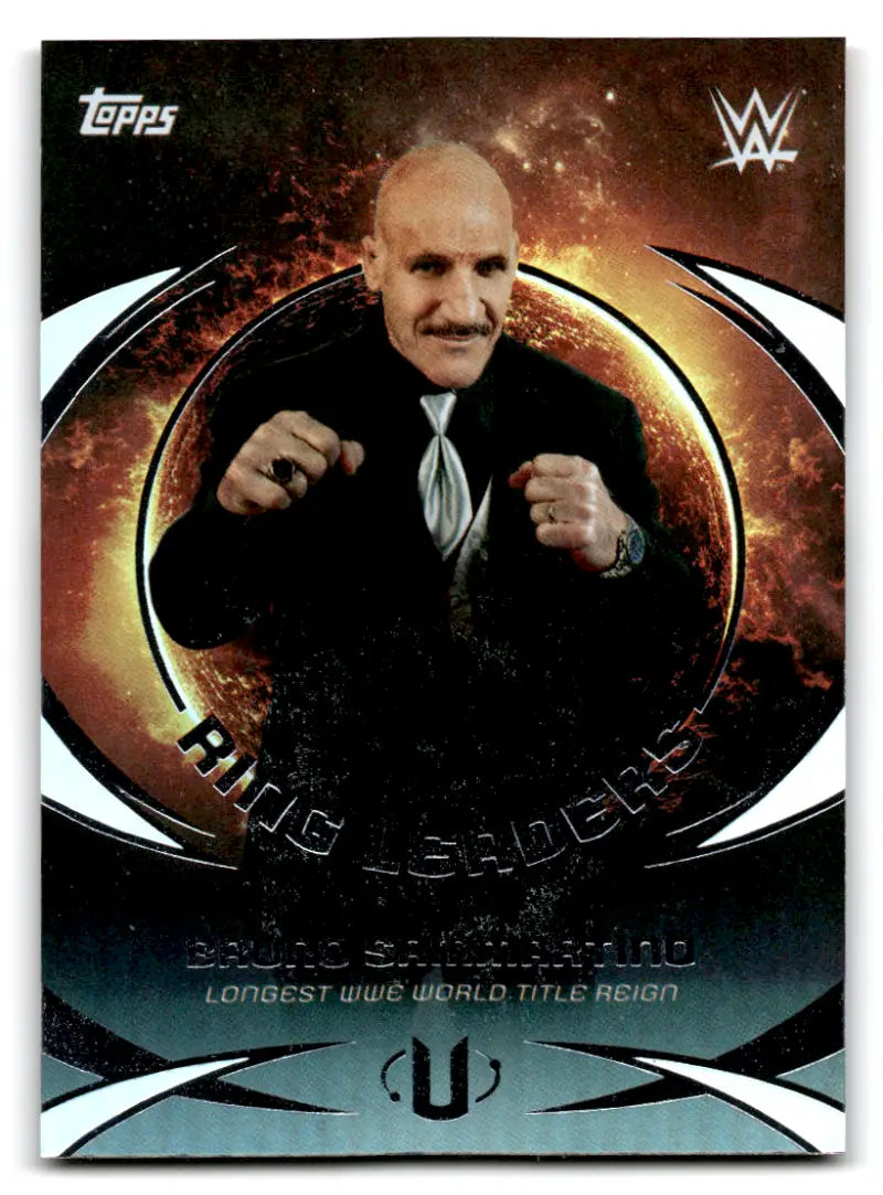 2025 Topps Universe WWE Ring Leaders #RL-10 Bruno Sammartino NM-MT ID:81599