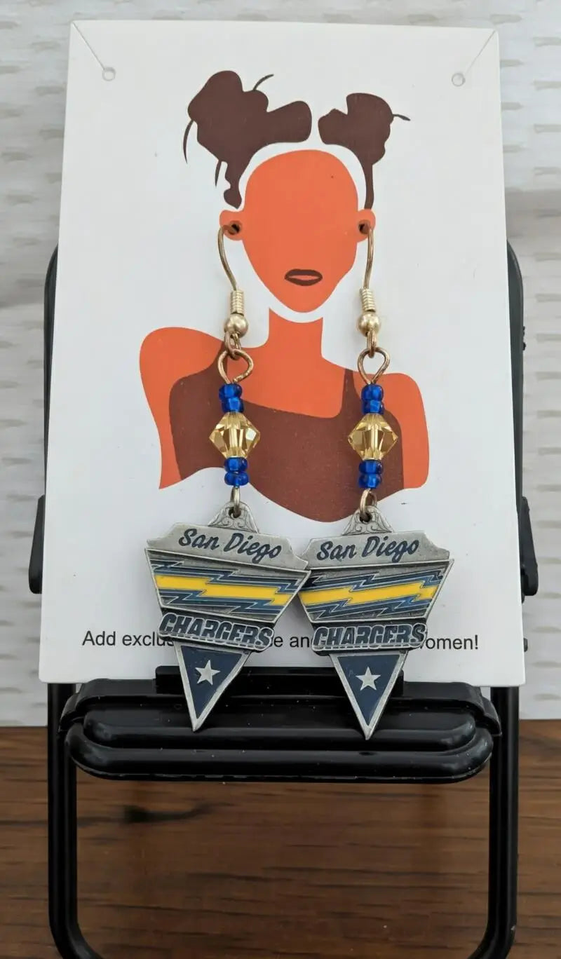 San Diego Chargers Pendant (retired) earrings ID:81670 ID:81670