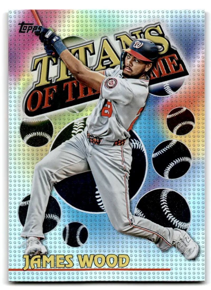 2026 Topps Titans of the Game #TOG-15 James Wood NM-MT Nationals ID:81726