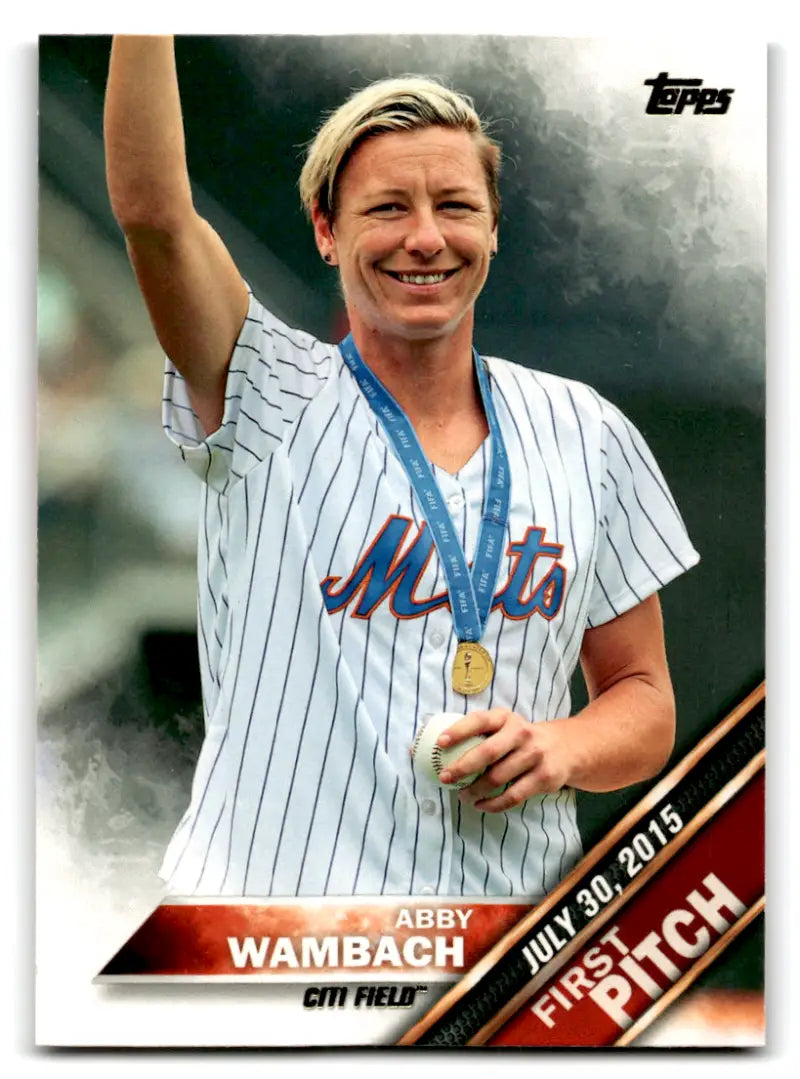 2016 Topps First Pitch #FP-1 Abby Wambach NM Near Mint Mets Soccer Play ID:82034