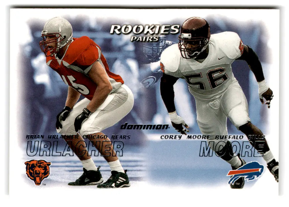 2000 SkyBox Dominion #242 Brian Urlacher/Corey Moore NM Near Mint RC Ro ID:82094