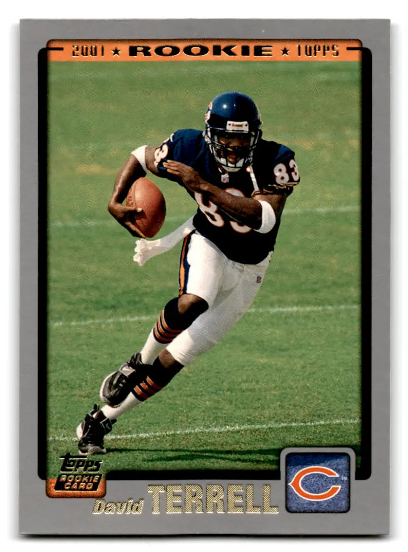 2001 Topps #326 David Terrell NM Near Mint RC Rookie Bears ID:82097