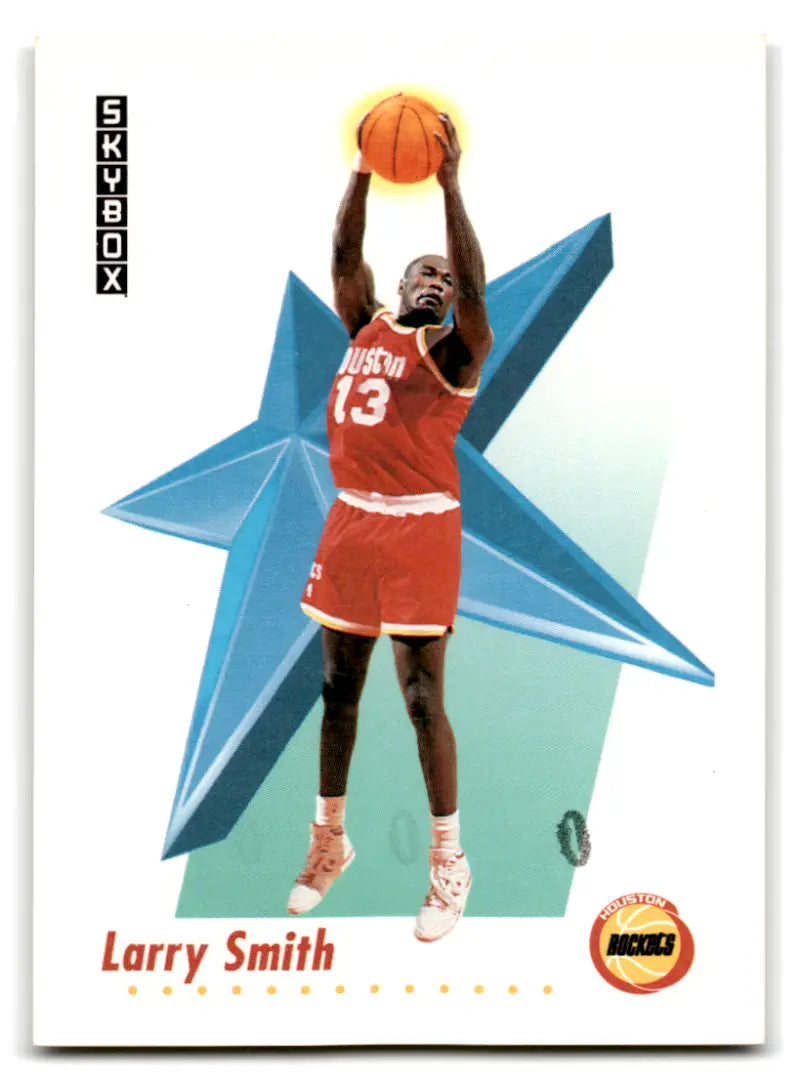 1991-92 SkyBox #107 Larry Smith NM Near Mint Rockets ID:82100