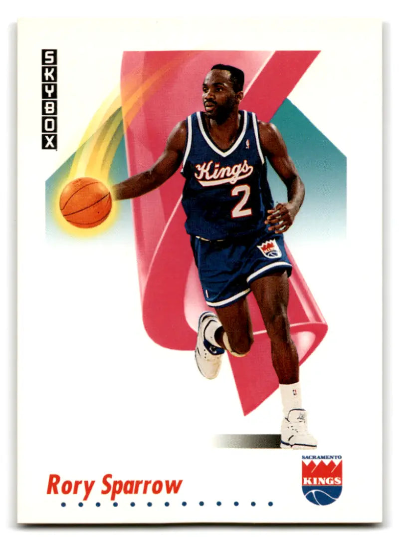 1991-92 SkyBox #251 Rory Sparrow NM Near Mint Sac Kings ID:82105