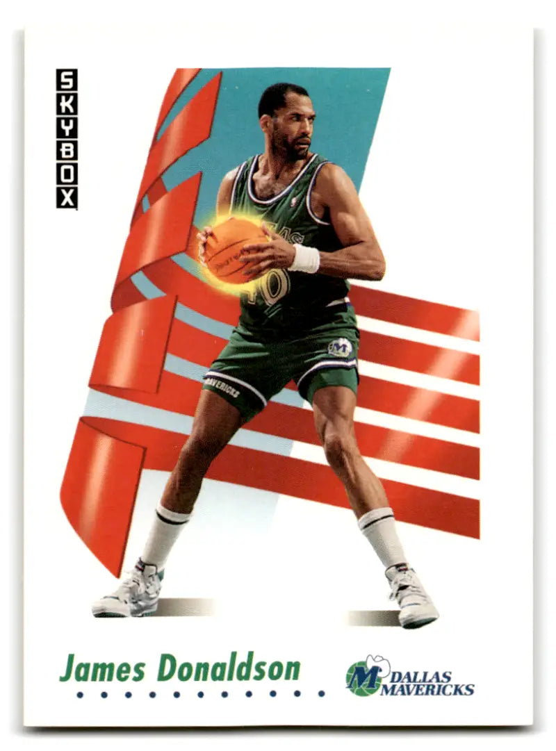 1991-92 SkyBox #59 James Donaldson NM Near Mint Mavericks ID:82359