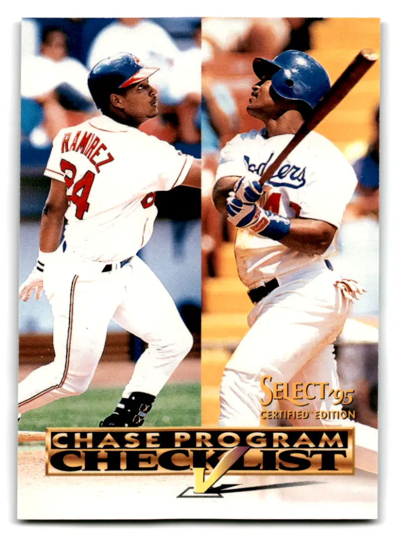 1995 Select Certified Checklists #7 Manny Ramirez/Raul Mondesi NM-MT ID:82364
