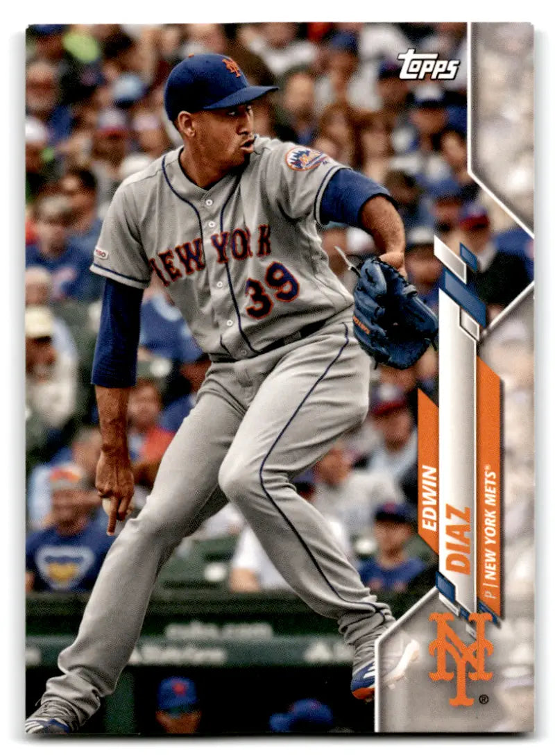 2020 Topps Team Sets #NYM-13 Edwin Diaz NM Near Mint Mets ID:82376