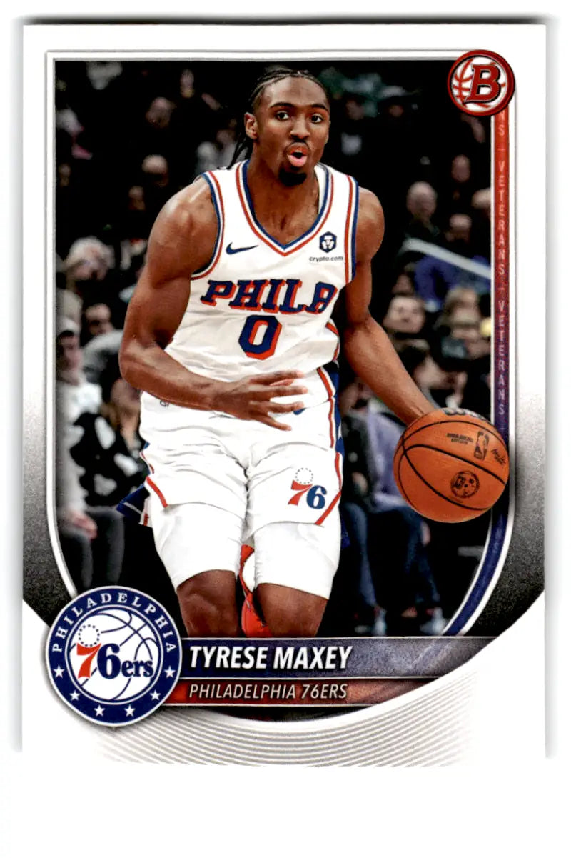 2025-26 Bowman #66 Tyrese Maxey NM-MT 76ers ID:82393
