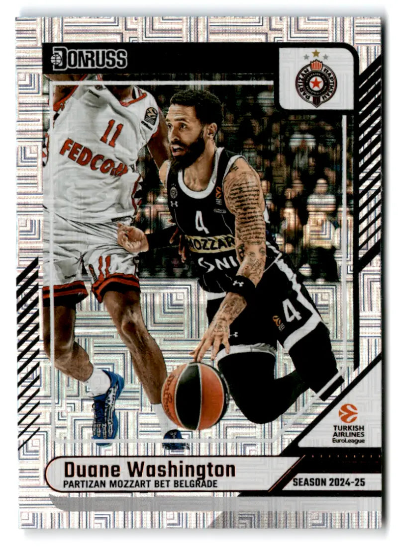 2024-25 Donruss EuroLeague #19 Duane Washington NM-MT ID:82480