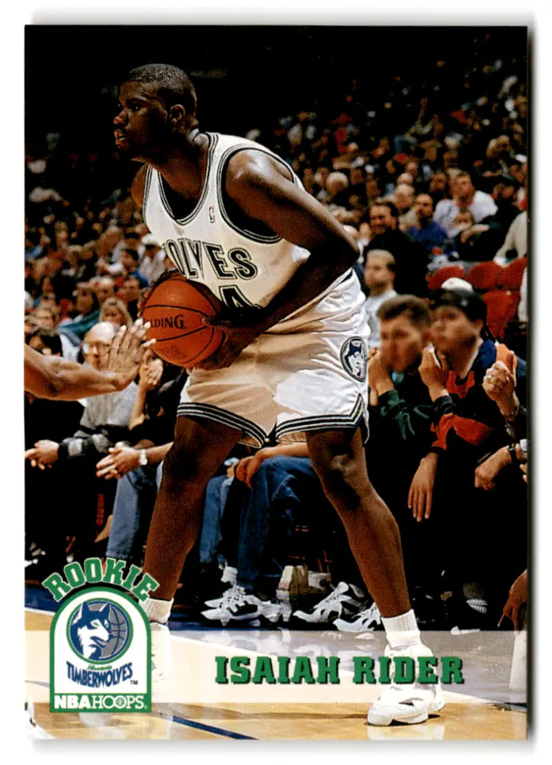 1993-94 Hoops #367 Isaiah Rider NM Near Mint RC Rookie Timberwolves ID:82489