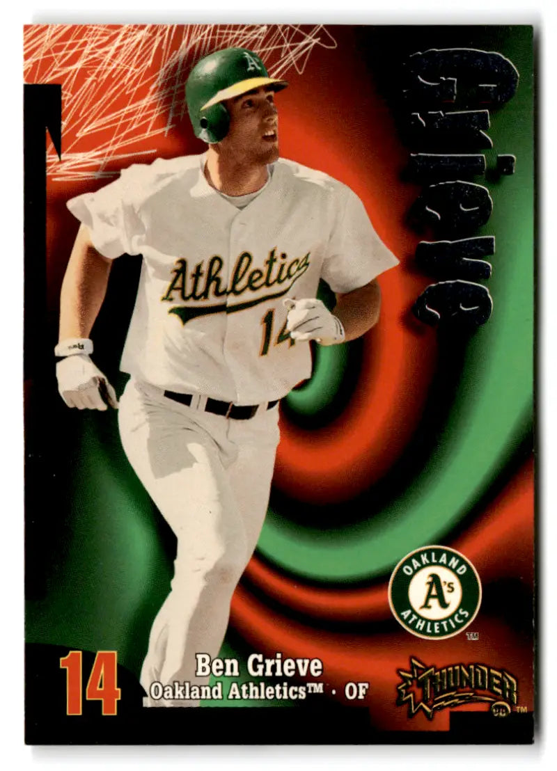 1998 Circa Thunder #1 Ben Grieve NM Near Mint Athletics ID:82549