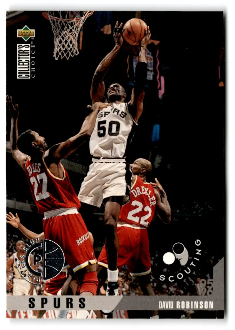 1995-96 Collector’s Choice Player’s Club #344 David Robinson NM Near Mi ID:82586