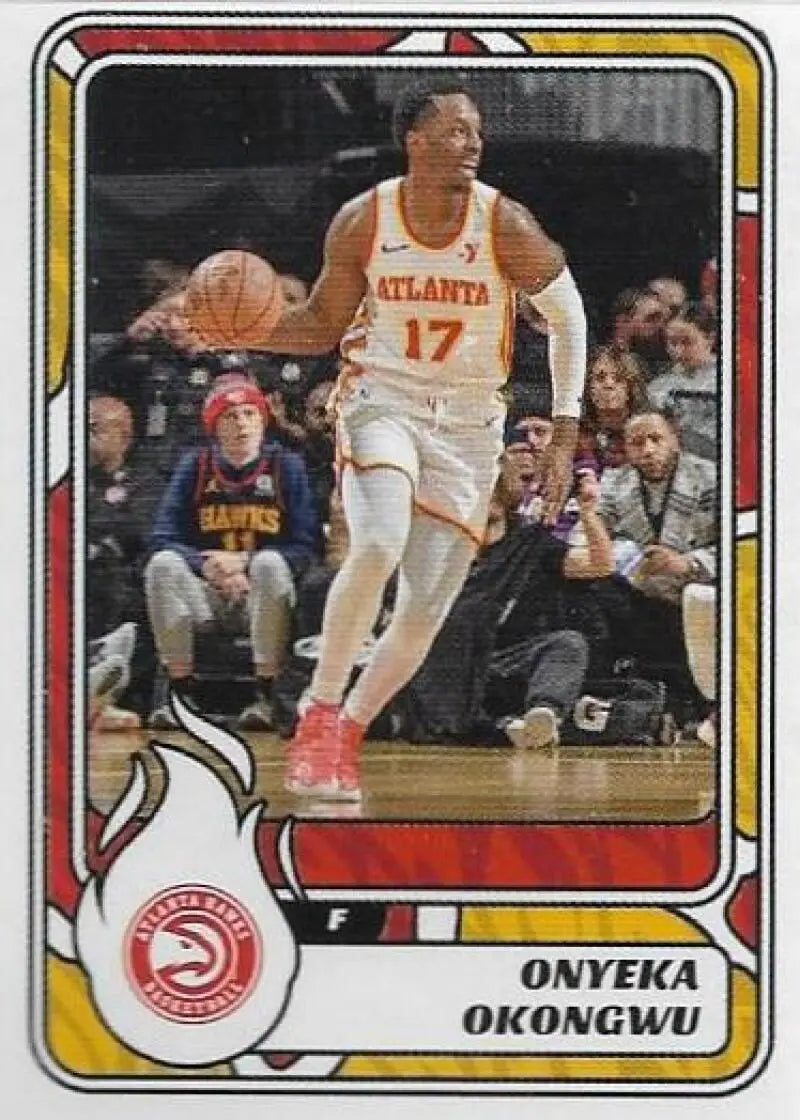 2024-25 Panini NBA Stickers #101 Onyeka Okongwu NM Near Mint Hawks ID:82686