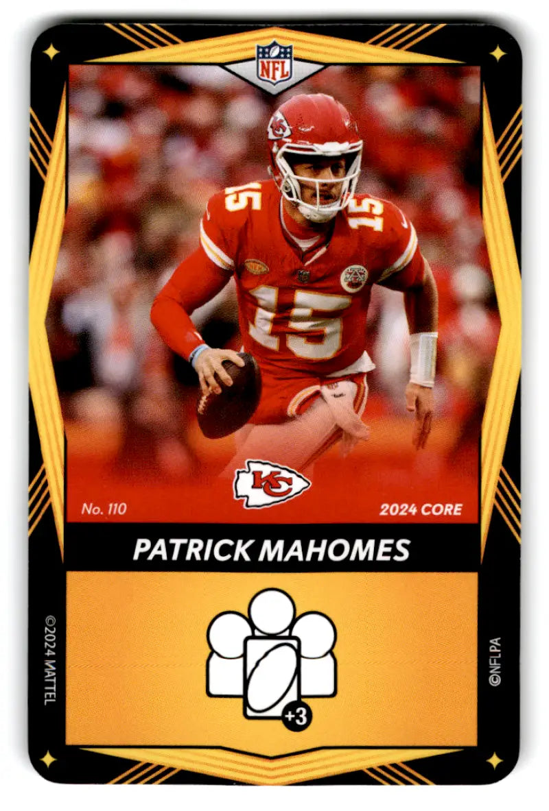 2024 UNO Elite Core Edition Yellow #110 Patrick Mahomes NM Near Mint Ch ID:82760