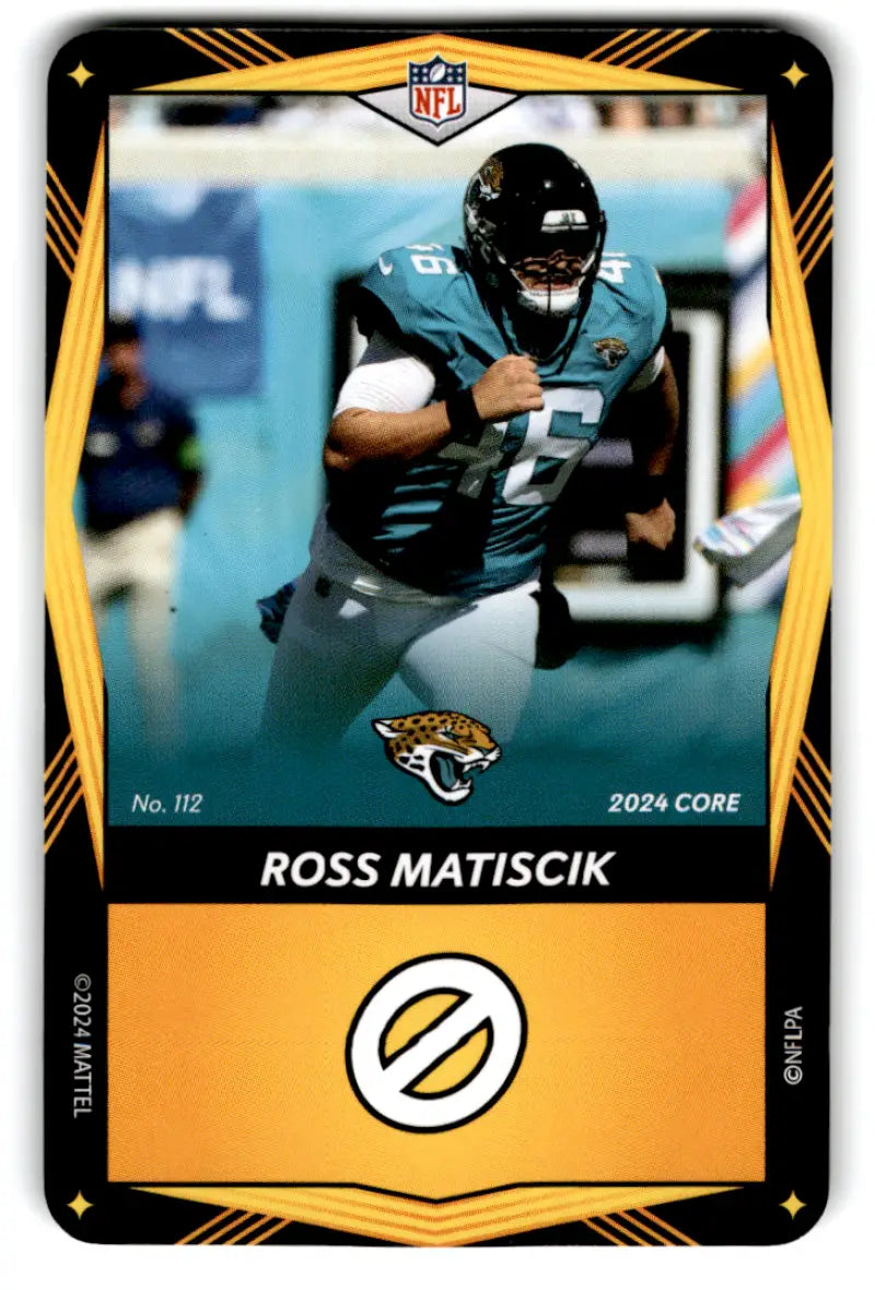 2024 UNO Elite Core Edition Yellow #112 Ross Matiscik NM Near Mint Jagu ID:82761