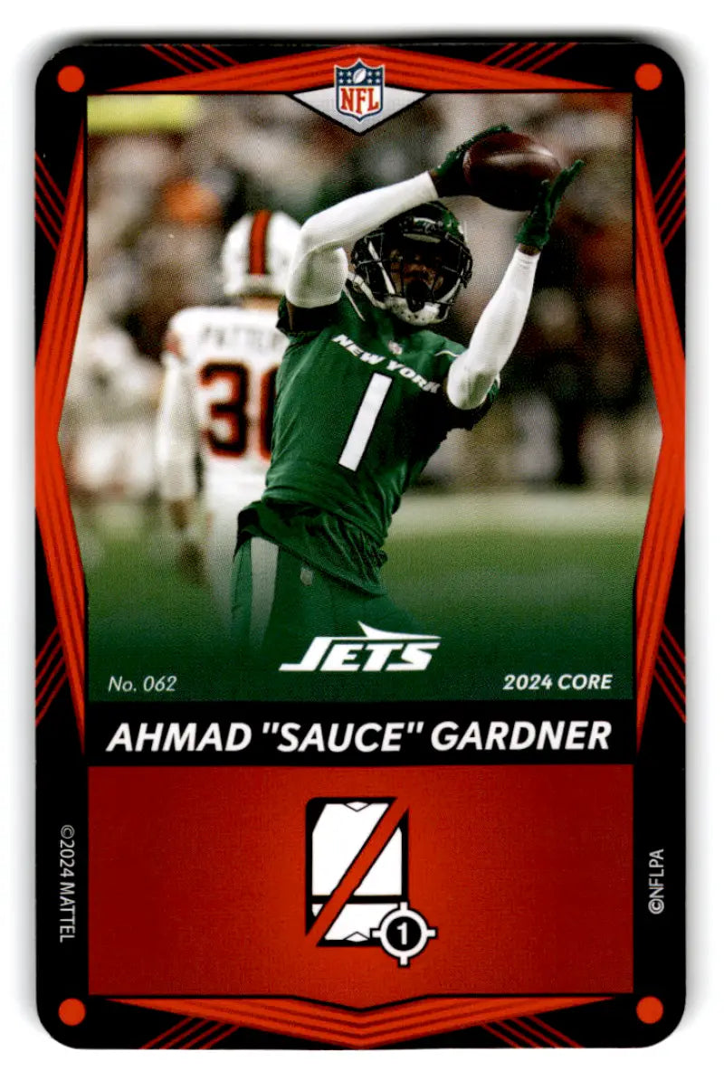 2024 UNO Elite Core Edition Red #62 Ahmad ’Sauce’ Gardner NM Near Mint ID:82780
