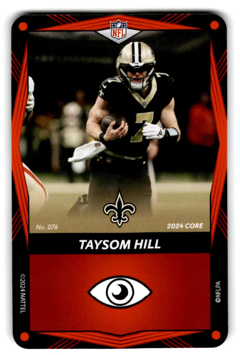 2024 UNO Elite Core Edition Red #76 Taysom Hill NM Near Mint Saints ID:82782