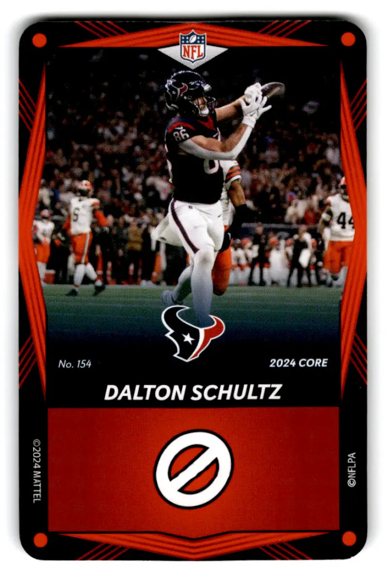 2024 UNO Elite Core Edition Red #154 Dalton Schultz NM Near Mint Texans ID:82794