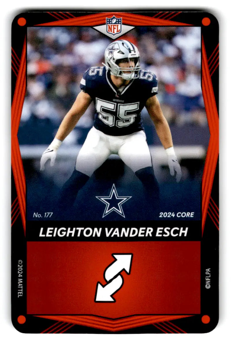 2024 UNO Elite Core Edition Red #177 Leighton Vander Esch NM Near Mint ID:82799