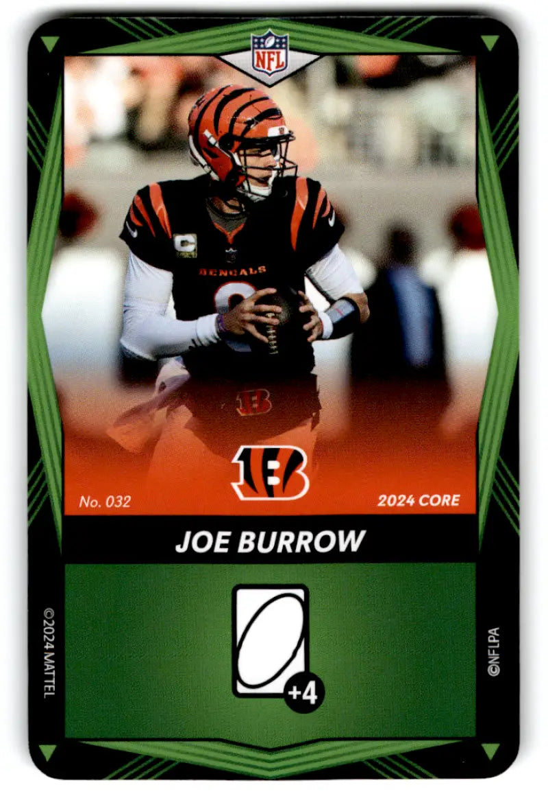 2024 UNO Elite Core Edition Green #32 Joe Burrow NM Near Mint Bengals ID:82806