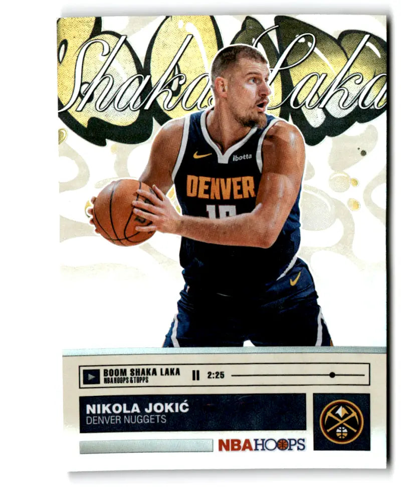 2025-26 Topps NBA Hoops Boom Shaka Laka #BO-1 Nikola Jokic NM Near Mint ID:83142