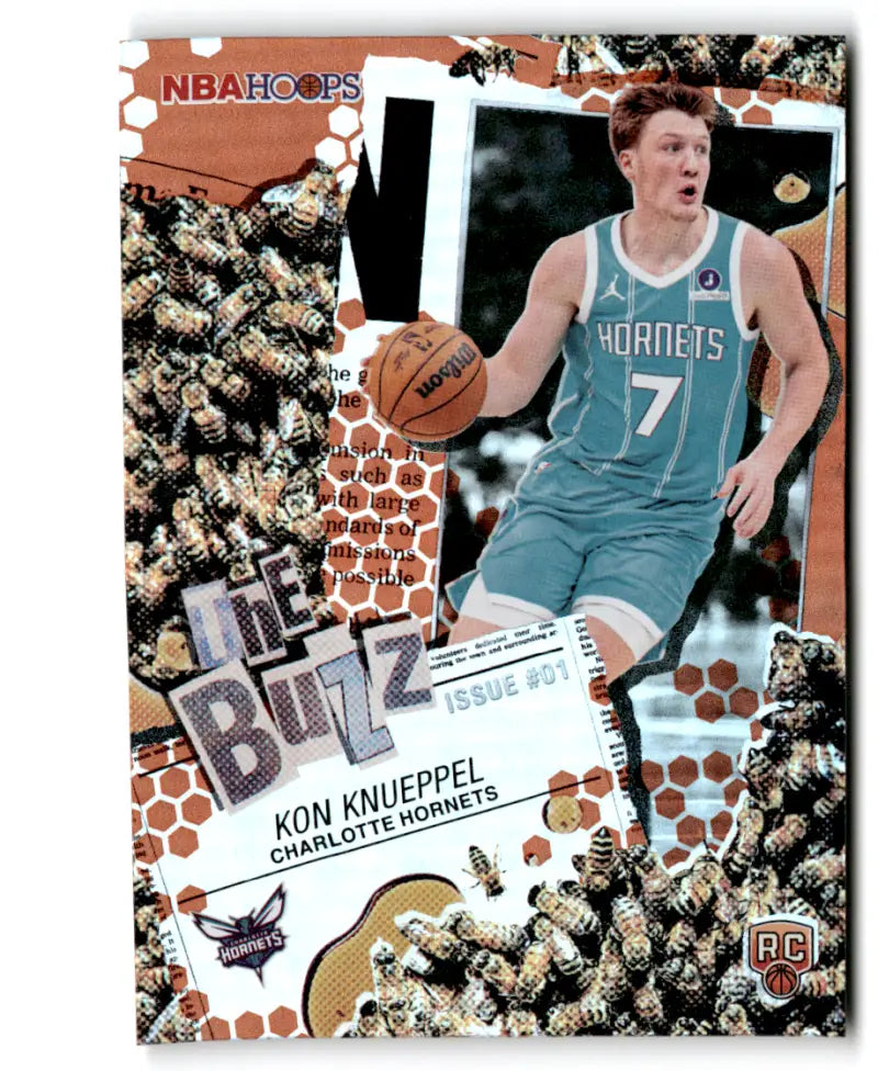 2025-26 Topps NBA Hoops The Buzz Orange Hoops #TB-4 Kon Knueppel NM Nea ID:83147