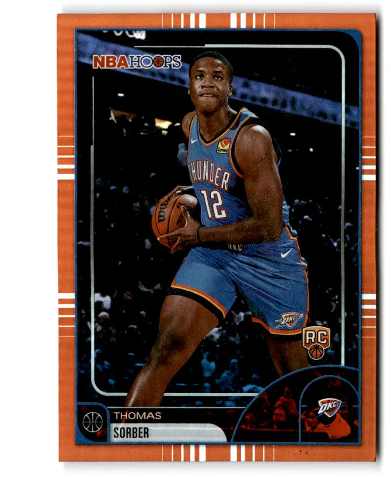 2025-26 Topps NBA Hoops Orange Hoops #88 Thomas Sorber NM Near Mint Thu ID:83153