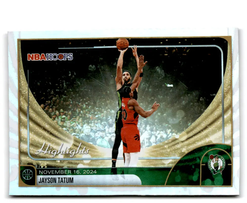 2025-26 Topps NBA Hoops #263 Jayson Tatum NM Near Mint Celtics Highligh ID:83234