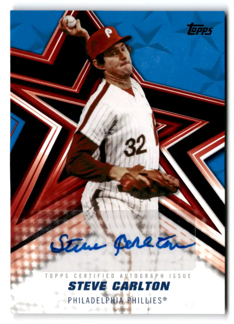 2026 Topps Baseball Stars Autographs Blue #BSA2-SC Steve Carlton EX/NM ID:83244