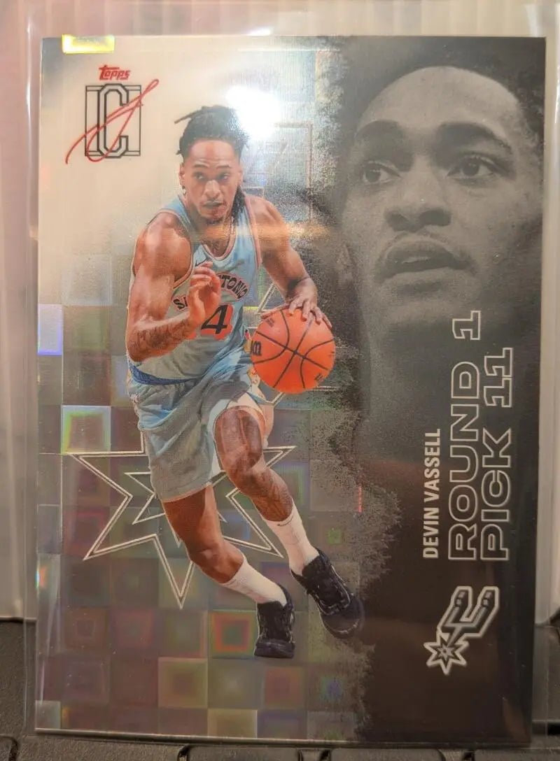 2025-26 Topps Signature Class Chrome Pandora Refractor #34 Devin Vassel ID:83386