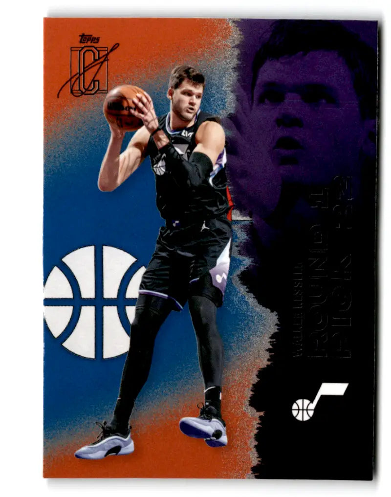 2025-26 Topps Signature Class Blue and Orange #40 Walker Kessler NM Nea ID:83387