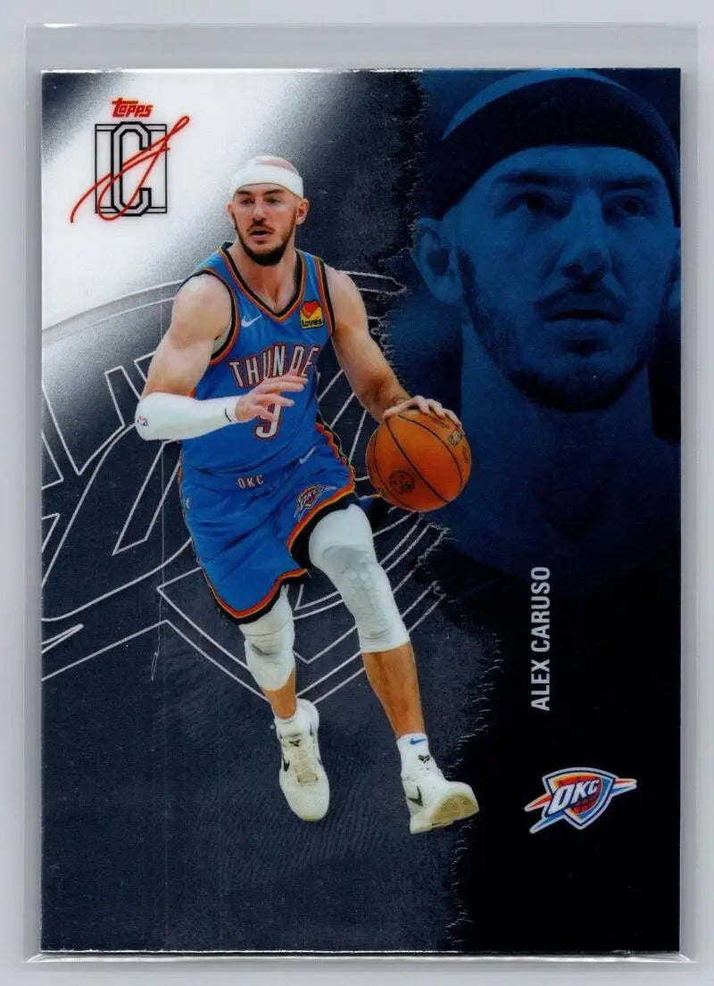 2025-26 Topps Signature Class Chrome #97 Alex Caruso NM Near Mint Thund ID:83418