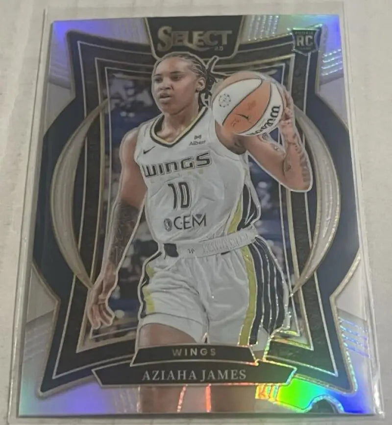2025 Panini WNBA Select Silver Prizms #76 Aziaha James NM Near Mint Con ID:83434