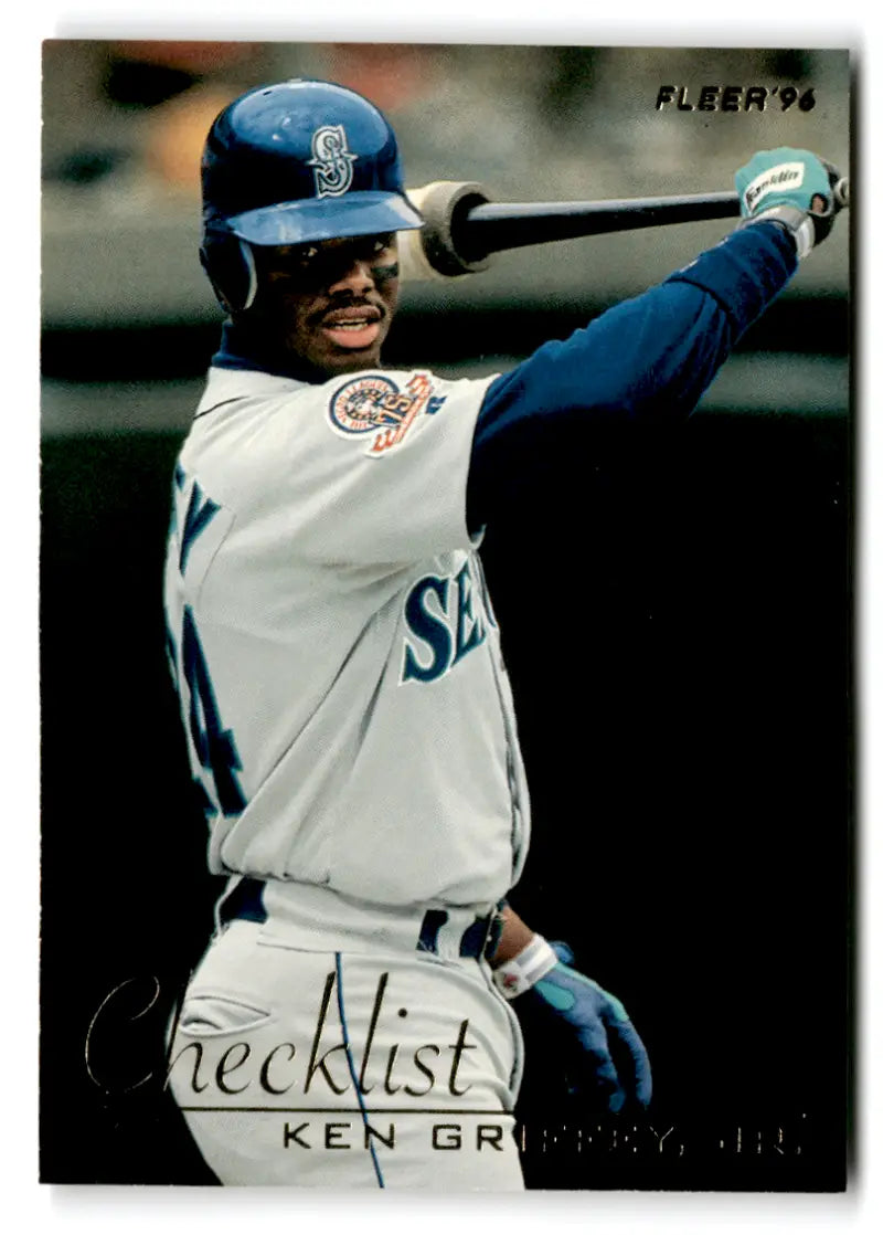 1996 Fleer Checklists #2 Ken Griffey Jr. NM Near Mint Mariners ID:83582