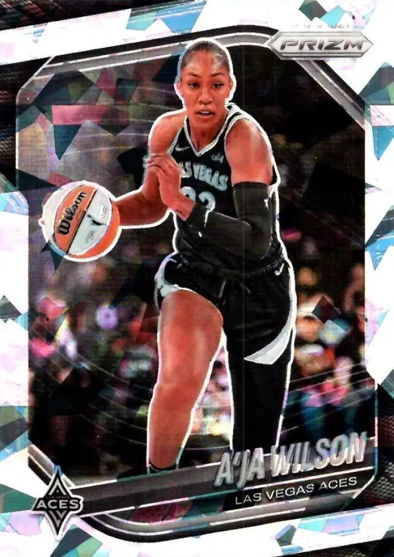 2025 Panini Prizm WNBA Ice Prizms #76 A’ja Wilson NM Near Mint ID:83638