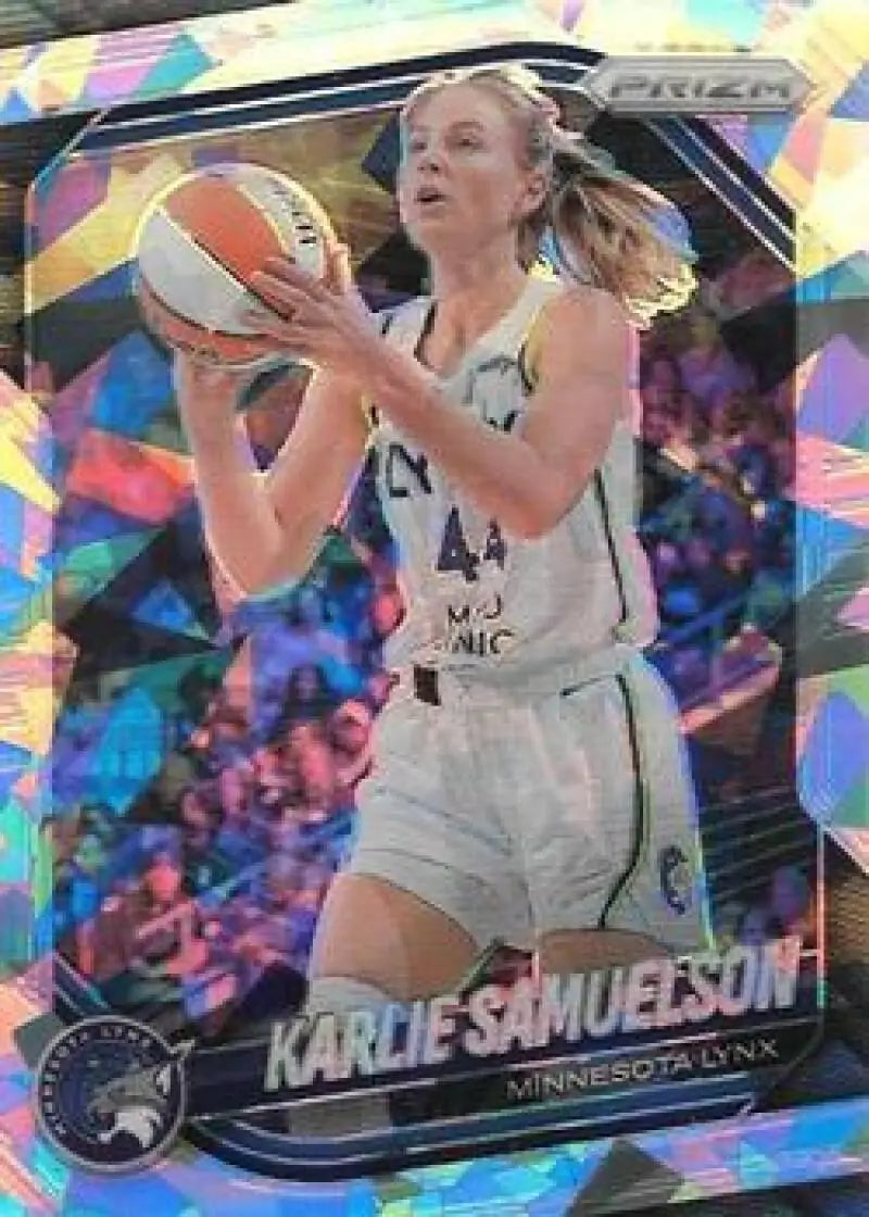 2025 Panini Prizm WNBA Ice Prizms #102 Karlie Samuelson NM Near Mint ID:83645