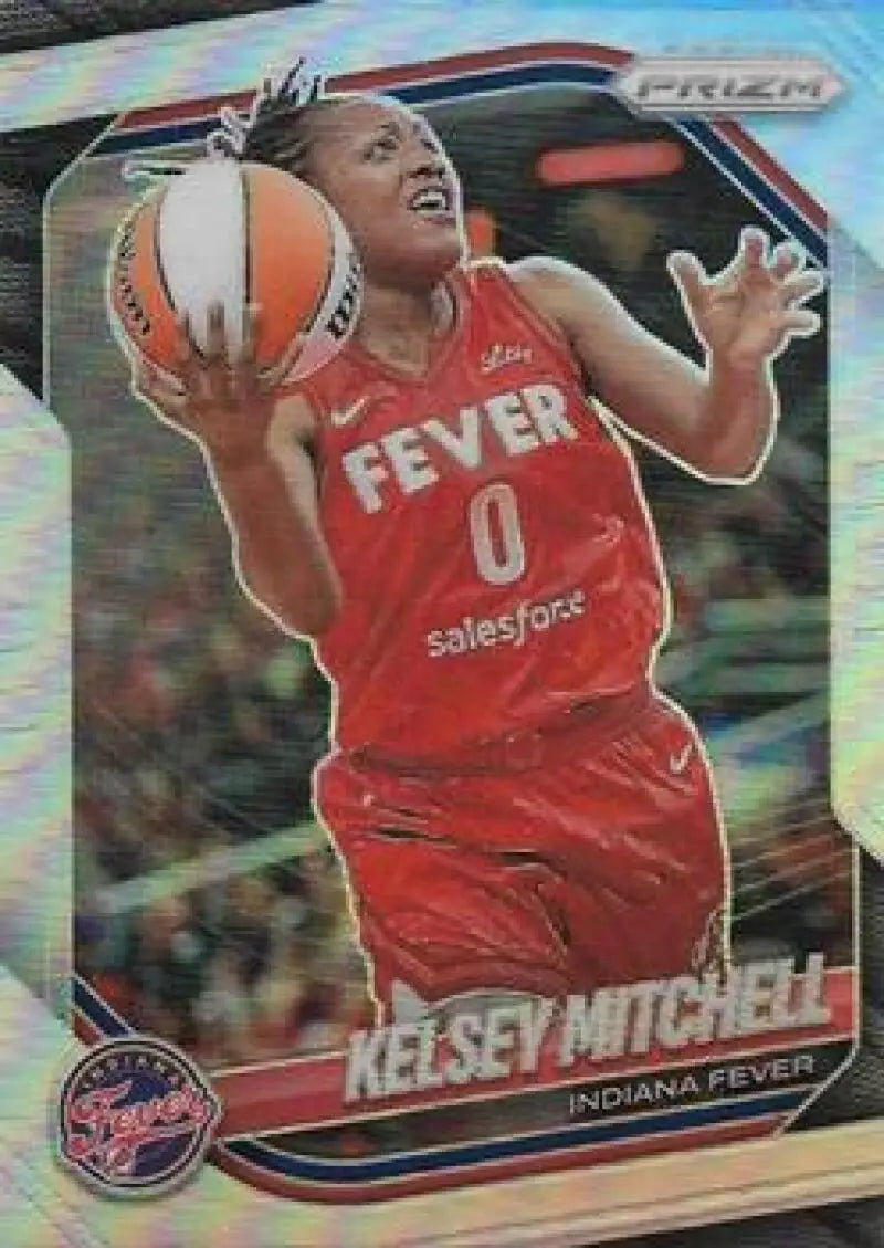 2025 Panini Prizm WNBA Silver Prizms #35 Kelsey Mitchell NM Near Mint ID:83660
