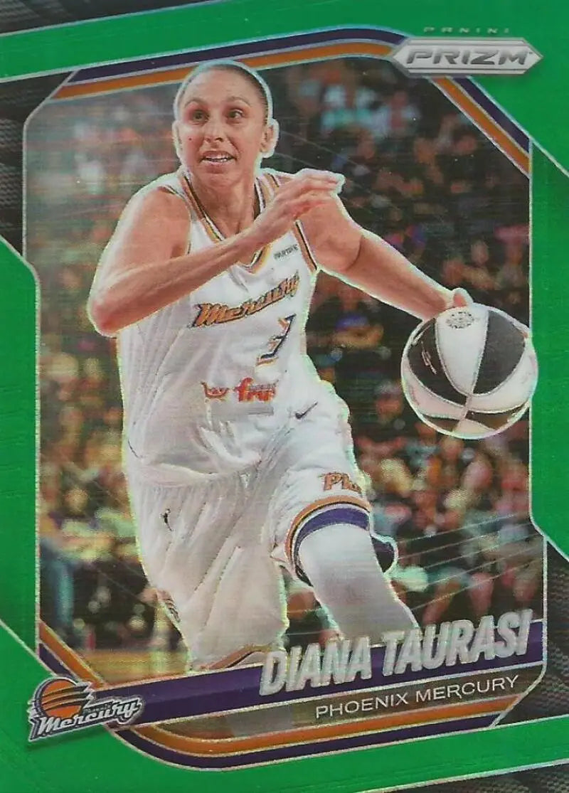 2025 Panini Prizm WNBA Green Prizms #7 Diana Taurasi NM Near Mint ID:83669