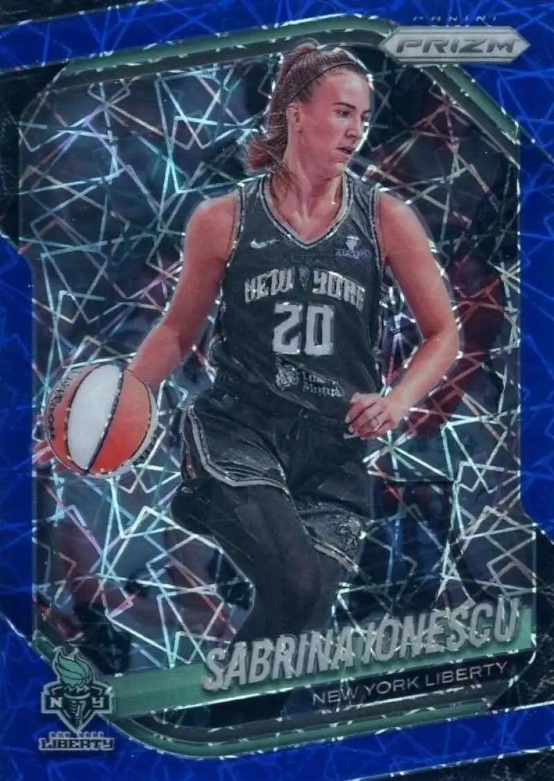 2025 Panini Prizm WNBA Blue Velocity Prizms #19 Sabrina Ionescu NM Near ID:83679