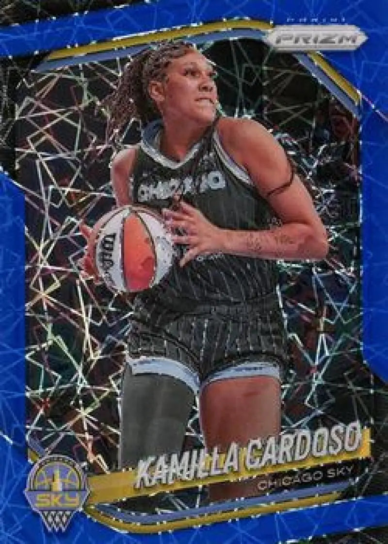 2025 Panini Prizm WNBA Blue Velocity Prizms #89 Kamilla Cardoso NM Near ID:83688